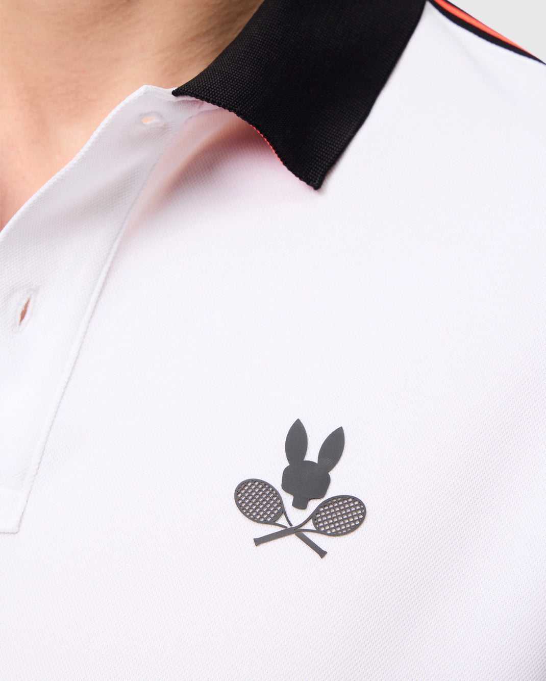 Polos Psycho Bunny Courtside Sport Polo Blanche Homme | ISJ-25256396